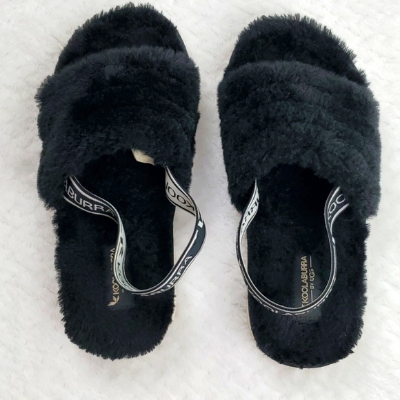 Koolaburra By UGG Fuzz’n Li Sandal Slipper Size 3 - Picture 10 of 17